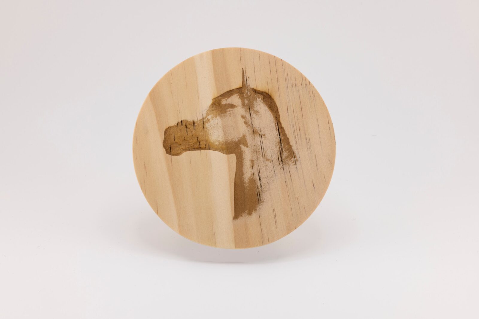 Arabian Horse Pine Coaster